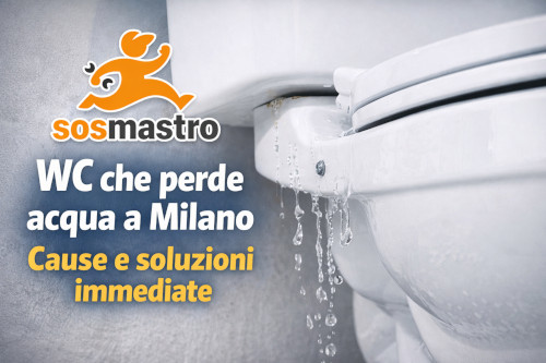 WC che perde acqua a Milano: cause e soluzioni rapide